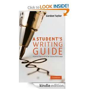 Students Writing Guide Gordon Taylor  Kindle Store
