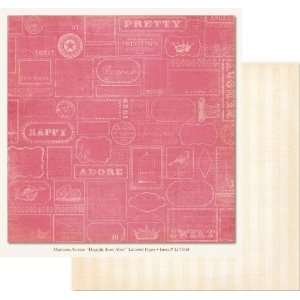 : Lost & Found Madison Avenue Double Sided Paper 12X12 Happily Ever 