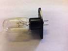 microwave oven light globe bulb with base straight terminal returns