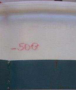   molded 2000 liter level is shown below but was hard to image clearly