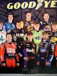 NASCAR GOODYEAR POSTER NEW CLASS OF 2011 A MUST HAVE  