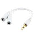 mm Stereo Audio Splitter Cable for Mobile Phones  Overstock