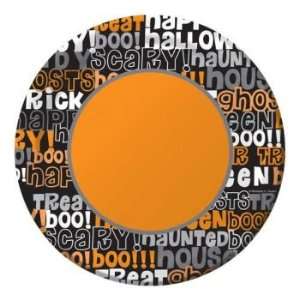  Halloween Tricks & Candy 9 inch Paper Plates 25 Per Pack 