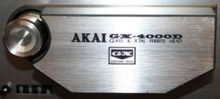 AKAI GX 4000D REEL TO REEL STEREO TAPE DECK S/N 5738  