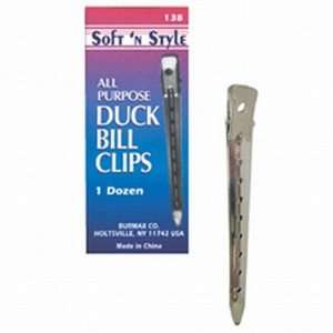  Soft N Style Boxed Duck Bill Clips (12 Per Box) (Pack of 