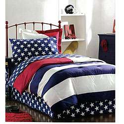 American Flag 8 piece Complete Bed in a Bag  