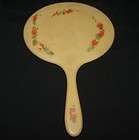10 antique floral bakelite celluloid oval beveled hand mirror free us 