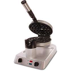 Technique Round Nonstick Rotating Heavy Duty Waffle Maker 