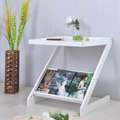 Prism White Side Table  