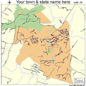  Street & Road Map of Spotsylvania Courthouse, Virginia VA 