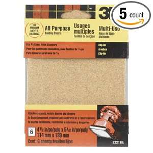 3m Clip on Sandpaper Sheets 4 1/2 X 5 1/2  Industrial 