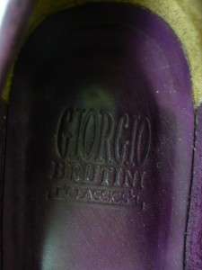 Giorgio Brutini Classics Mens Shoes PURPLE Tassel Dress Loafers Size 