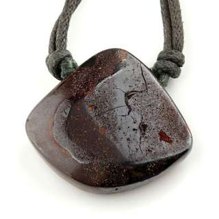 100% Natural Australian Boulder Opal Pendant Necklace  
