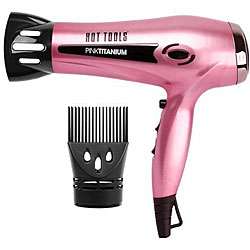   Tools HPK01 Pink Titanium Ionic 1600 watt Hair Dryer  Overstock