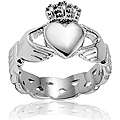 Stainless Steel Mens Celtic Eternity Claddagh Ring