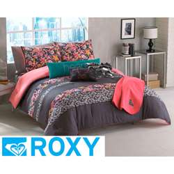 Roxy TwinXL size Samantha Floral 4 piece Comforter Set  Overstock