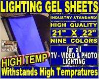 LIGHT COLOR GEL large professional lighting lite film  