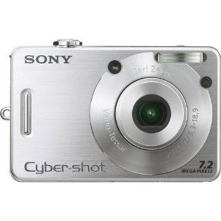  Sony Cybershot DSC W7 7.2MP Digital Camera with 3x Optical 