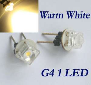   White 1 SMD LED Bi pin Base RV Camper Boat Light Lamp Bulb 12V New