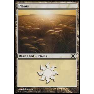 Magic the Gathering Plains (365)   10th Edition  Toys & Games 