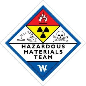  16in Haz Mat Team Decal Toys & Games