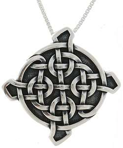 Sterling Silver Ulbster Celtic Shield Necklace  