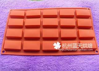   Ship Silicone New Oblong Chocolate Cake Soap Mold Mould yh14r1  