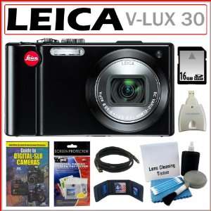 Leica V LUX 30 14.1 MP Digital Camera with 16x Optical Zoom Lens and 3 
