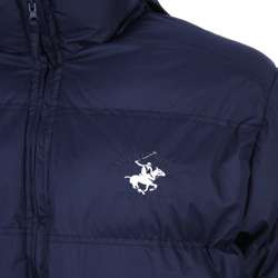 Beverly Hills Polo Club Mens Navy Puffy Coat  