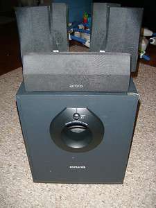 Aiwa Home Speaker System 5.1 With Powered Subwoofer  