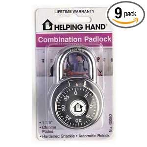 HELPING HANDS Combination Padlock Sold in packs of 3