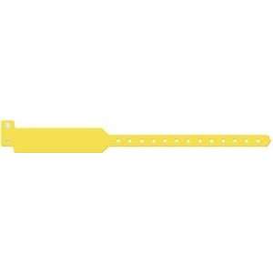  12“ Adult Yellow Write On Tri Laminate Wristband, 500 