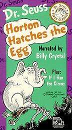 Dr. Seuss   Horton Hatches the Egg (VHS)  