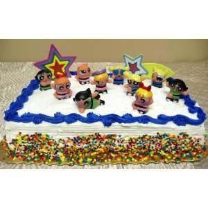 Birthday Cake Pops on Powerpuff Girls 12 Piece Birthday Cake Topper Featuring 10 Powerpuff