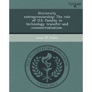   transfer and commercialization. (9781243586629) Anne W Fuller Books