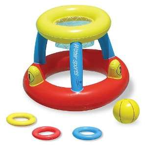    Water Basketball with Ring Toss Game Pool Master Pool Games Books