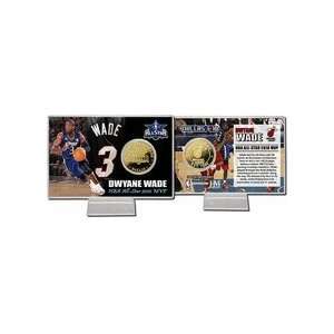   Wade 2010 NBA All Star Game MVP 24KT Gold Coin Card