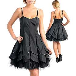 Stanzino Womens Black Formal Wear Dress  
