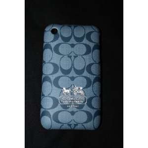  iPhone 3g 3gs Rubber Hard Back Case Cover Navy Blue 