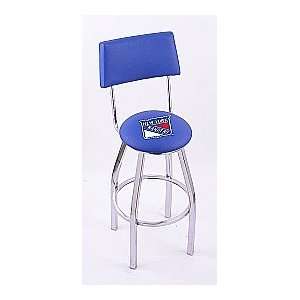  New York Rangers HBS Steel Logo Stool with Back and L8C4 