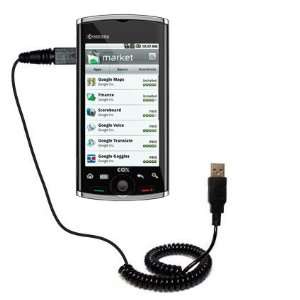 Coiled USB Cable for the Kyocera Zio M6000 with Power Hot 