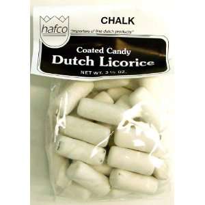Candy Coated Dutch Licorice Chalk 3.5 oz package (contains SUGAR 