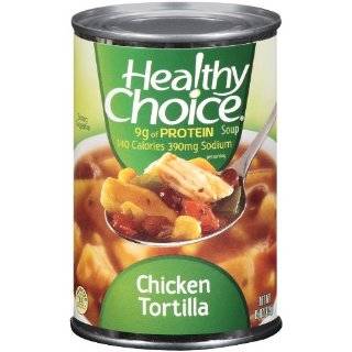 Healthy Choice Chicken Tortilla Style Soup, 15 Ounce Cans (Pack of 12)