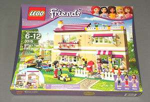 NEW Girls LEGO Friends Set 3315 Olivias House w Mom Anna & Dad Peter 