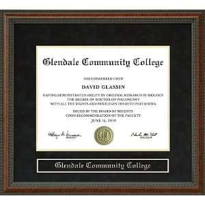  Glendale Community College (GCC) Diploma Frame Sports 