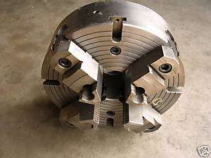 USED BUCK 15 4 JAW LATHE CHUCK W/ D1 6 BACK PLATE  
