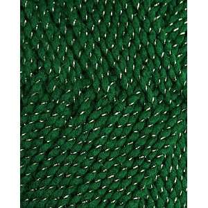   Values Holiday Yarn 6040 Green with Silver Arts, Crafts & Sewing
