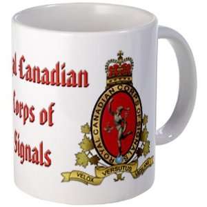 Masonic Royal Canadian Corps of Signals Military Mug by  