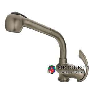  Brushed Nickel Kitchen Faucet with Pull Out Spray: Home 