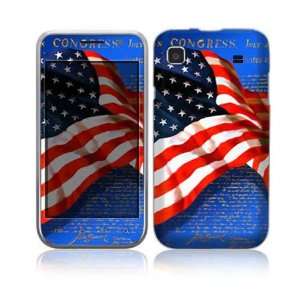   Galaxy S 4G Decal Skin Sticker   Flag of Honor 
